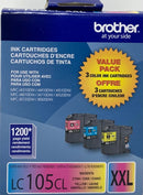 Brother LC-105 3PKS Super High-Yield Ink Cartridge Set - Ink Genie