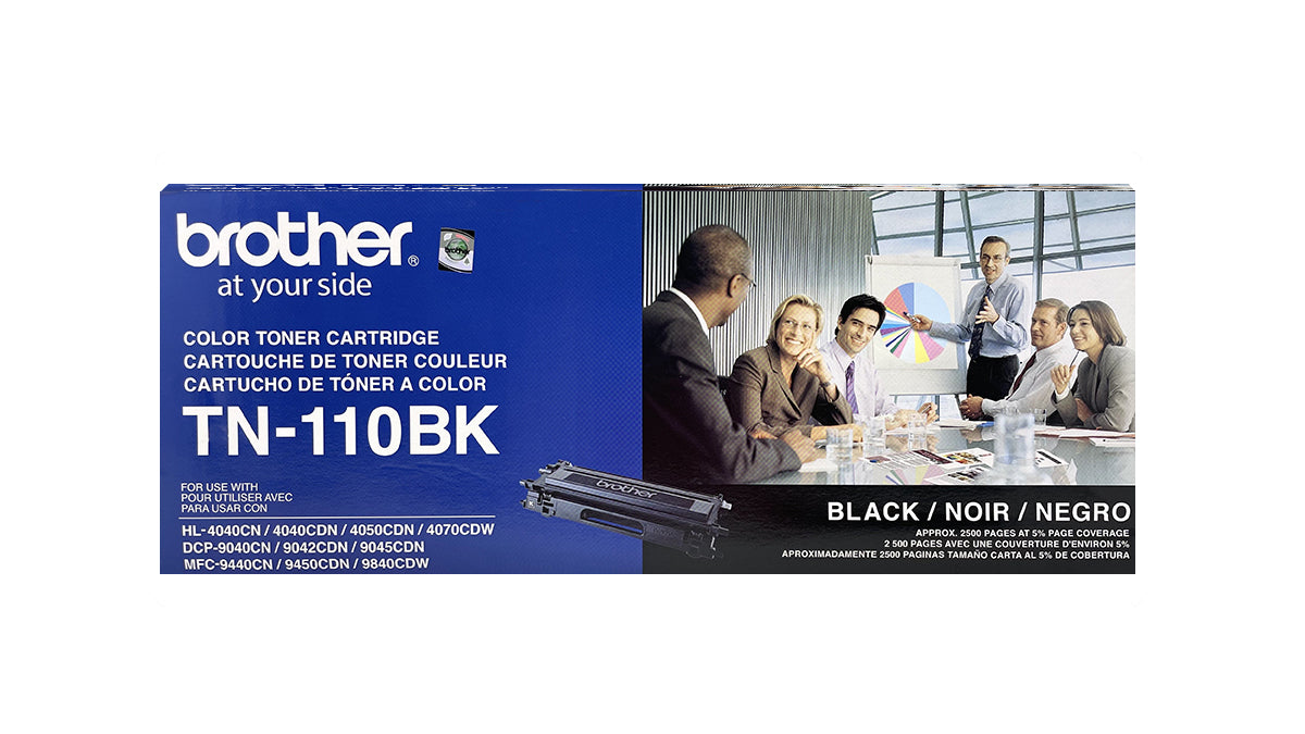 Brother TN-110 High Yield Toner - TN110BK - Black - Original Brother Laser Toner Cartridge