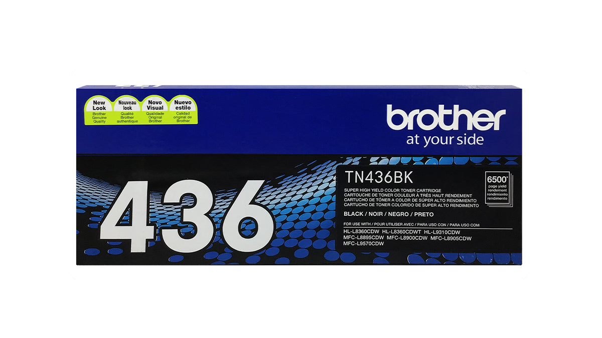 Brother TN-436 High Yield Toner - TN436BK - Black - Original Brother Laser Toner Cartridge