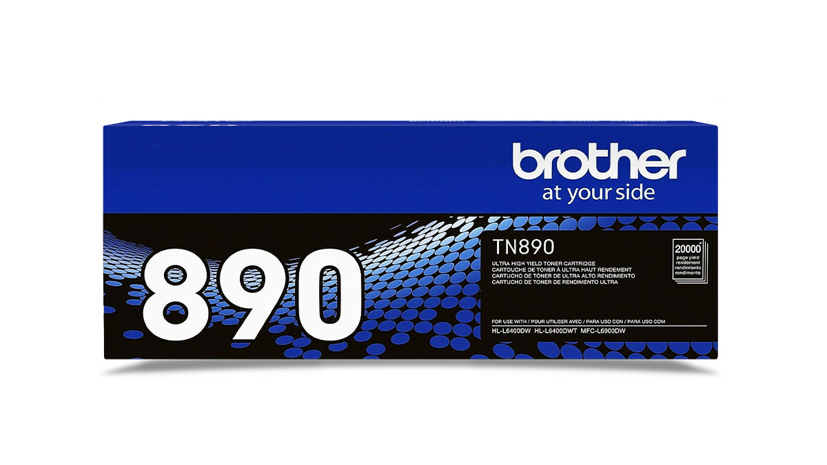 Brother TN-890 High Yield Toner - TN890BK - Black - Original Brother Laser Toner Cartridge