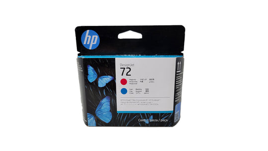 HP 72 Ink 2 pack -  Cyan Magenta  - Original HP Ink Cartridges (C9383A)
