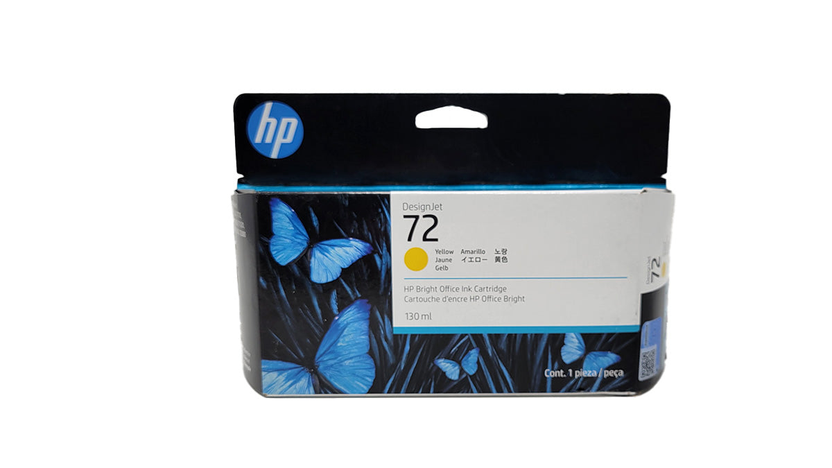 HP 72 Ink - Yellow - Original HP Ink Cartridge (C9373A)