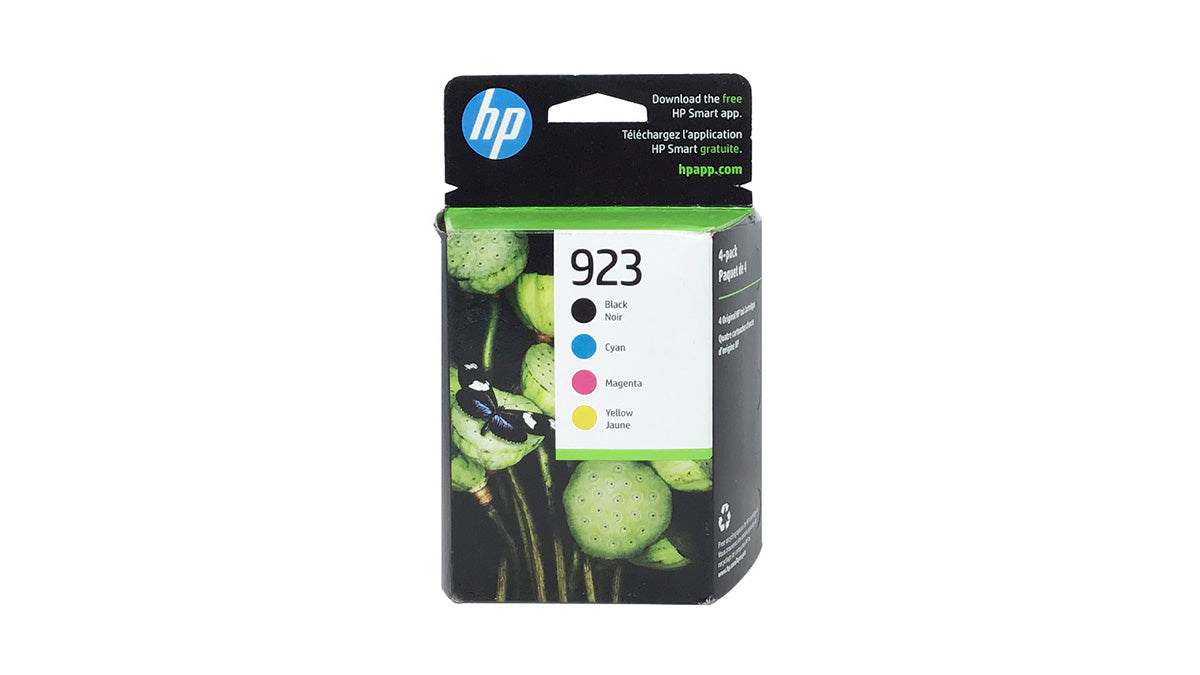 HP 923 Ink - Combo 4 pack - Black Cyan Yellow Magenta - Original HP In