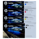 HP 981Y Ink Cartridge 4 Pack - LOR13A LOR14A LOR15A LOR16A - Black Cyan Magenta Yellow - Original HP PageWide Ink Cartridges