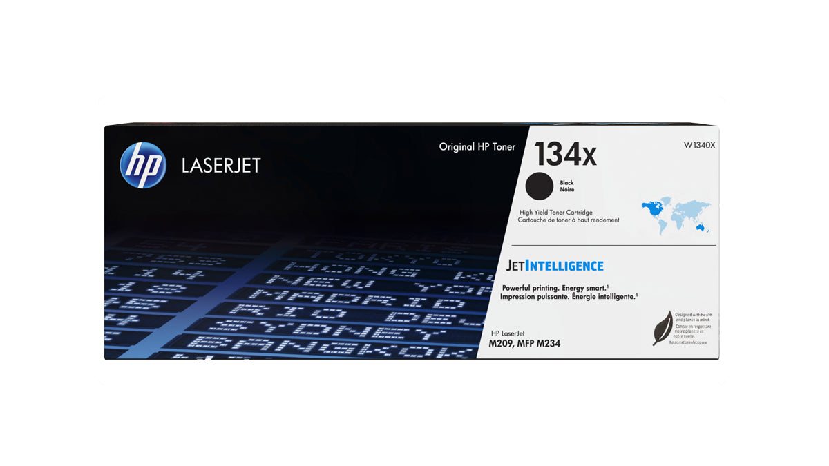 13310 Ink HP 134X High Yield Toner - W1340X - Black - Original HP LaserJet Toner