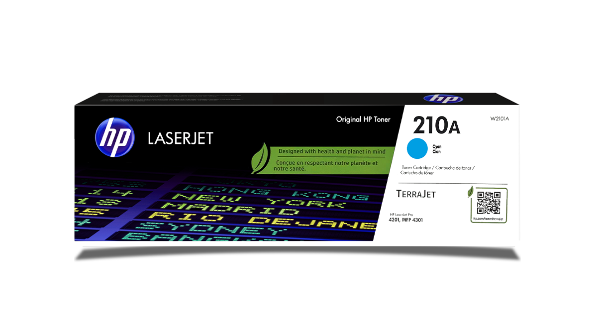 HP 210A High Yield Toner - W2101A - Cyan - Original HP LaserJet Toner Cartridge