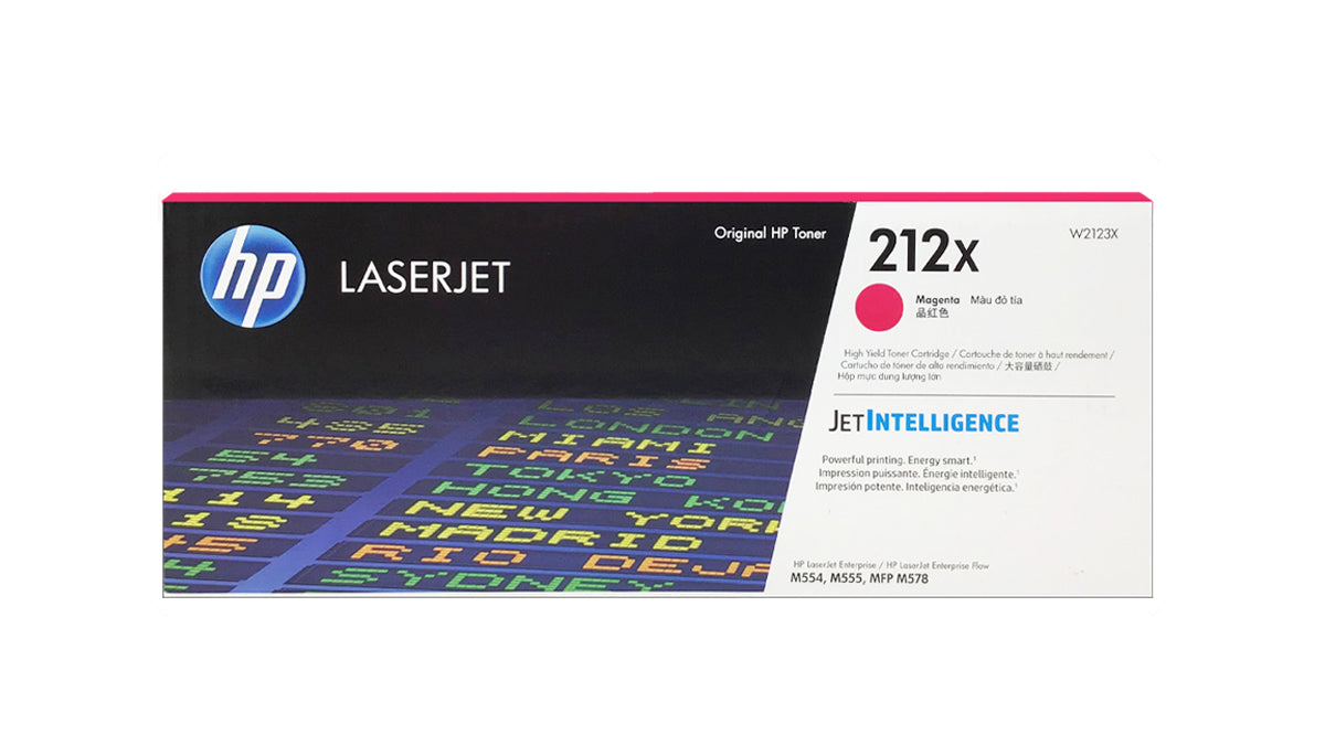 HP 212X High Yield Toner - W2123X - Magenta - Original HP LaserJet Toner Cartridge