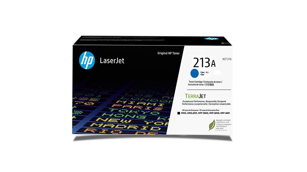 HP 213A High Yield Toner - W2131A - Cyan - Original HP LaserJet Toner Cartridge