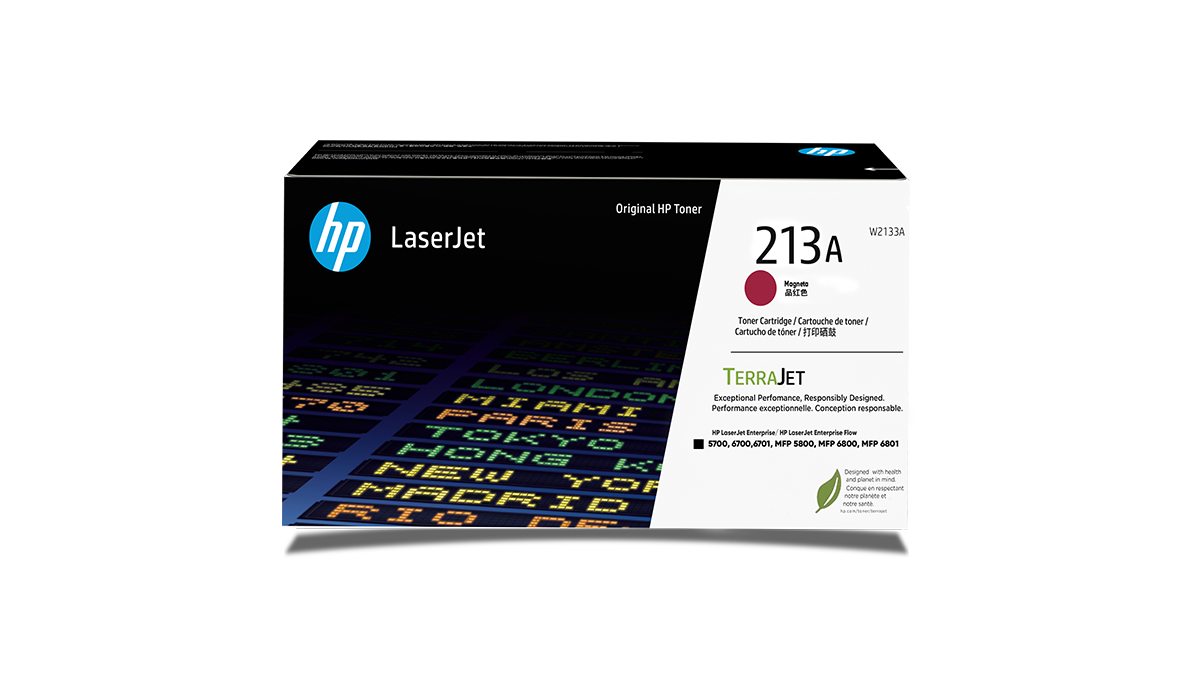 HP 213A High Yield Toner - W2133A - Magenta - Original HP LaserJet Toner Cartridge