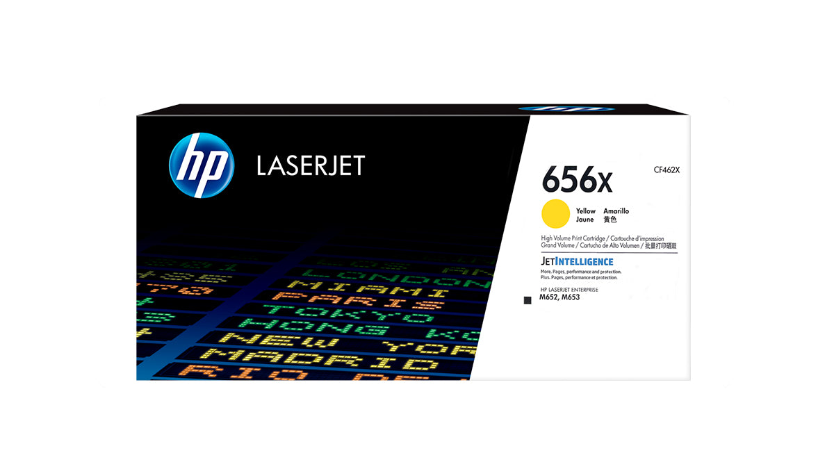 HP 656X High Yield Toner - CF462X - Yellow - Original HP LaserJet Toner Cartridge