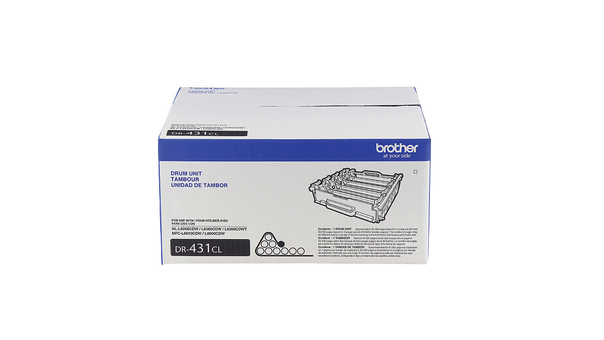 Brother DR-431 Drum Unit - DR431 - Black - Original Brother Drum Unit