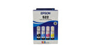 Epson 522 Ink Bottles - Combo Pack - Black Cyan Yellow Magenta - T522120-BCS -  Genuine Epson Ink Cartridges