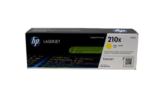 HP 210X High Yield Toner - W2102X - Yellow - Original HP Toner Cartridge