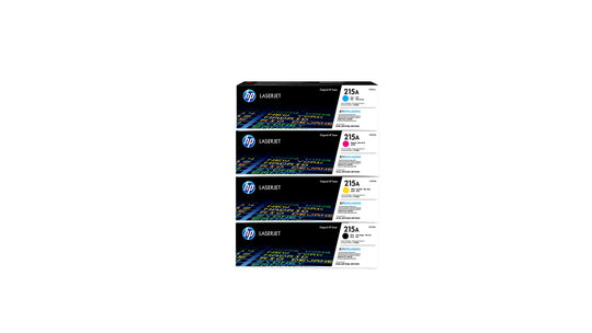 HP 215A Toner 4 pack - W2310A W2311A W2312A W2313A - Black Cyan Magenta Yellow - Original HP Toner Cartridges
