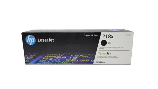 HP 218X High Yield Toner - W2180X - Black - Original HP Toner Cartridge