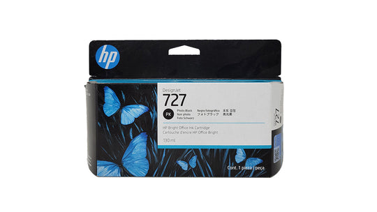 HP 727 Designjet Ink - Black - Original HP Ink Cartridge (C1Q12A)