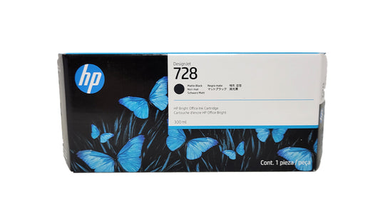 HP 728 Ink - Black - Original HP Ink Cartridge (F9J68A)