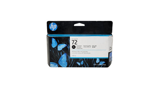 HP 72 130ml Ink Cartridge – Photo Black - Original HP Bright Office Ink Cartridge (C9370A)