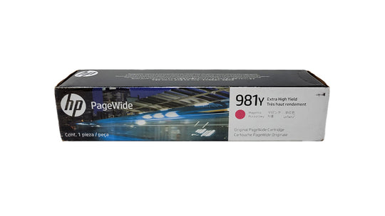 HP 981y Ink Cartridge - Magenta - Original HP Extra High Yield PageWide Ink Cartridge (L0R14A)