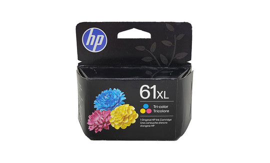 HP 61XL High Yield Ink Cartridge - Color - Original HP Ink Cartridge (CH564WN#140, CH564WN#RFD)