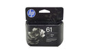 HP 61 Ink Cartridge - Black - Original HP Ink Cartridge (CH561WN#140, CH561WN#RFD)