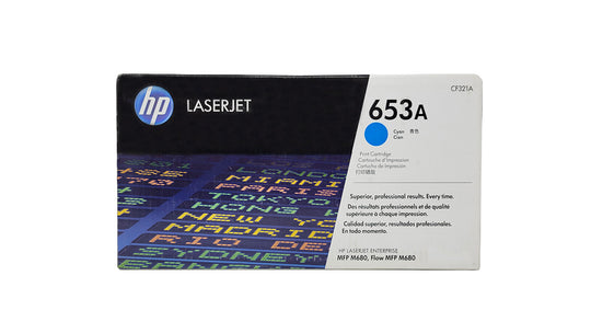 HP 653A Toner - CF321A - Cyan - Original HP LaserJet Toner Cartridge