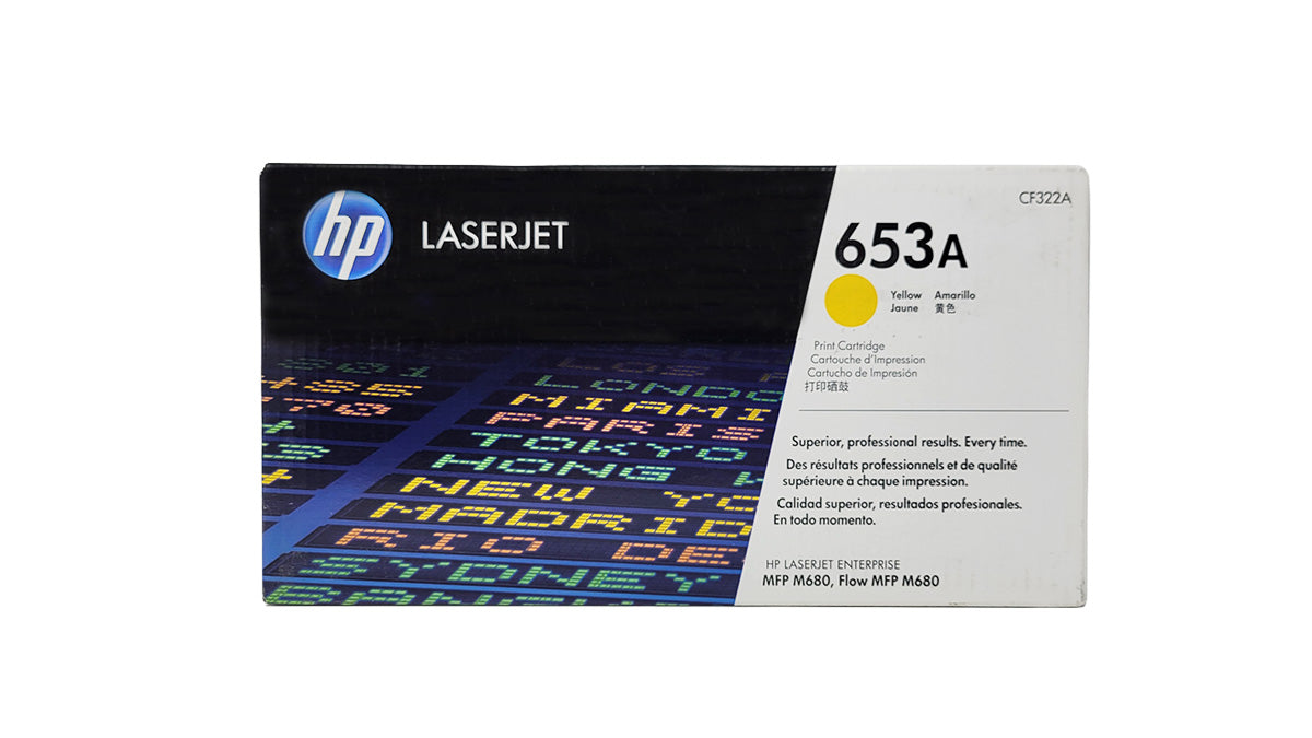 HP 653A Toner - CF322A - Yellow - Original HP LaserJet Toner Cartridge