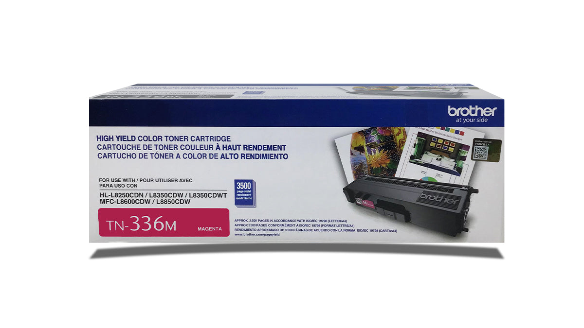 Brother TN-336M High Yield Toner - TN336M - Magenta - Original Brother Laser Toner Cartridge