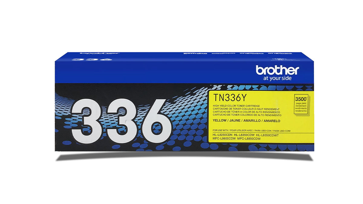 Brother TN-336Y High Yield Toner - TN336Y - Yellow - Original Brother Laser Toner Cartridge