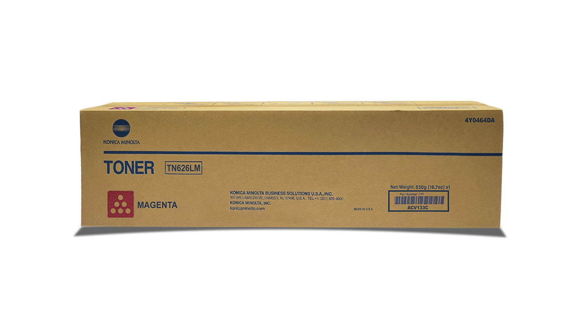 Konica Minolta TN626LM Toner - ACV1330 - Magenta - Original Konica Minolta Toner Cartridge