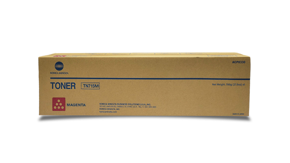 Konica Minolta TN715M Toner - ACP8330 - Magenta - Original Konica Minolta Toner Cartridge