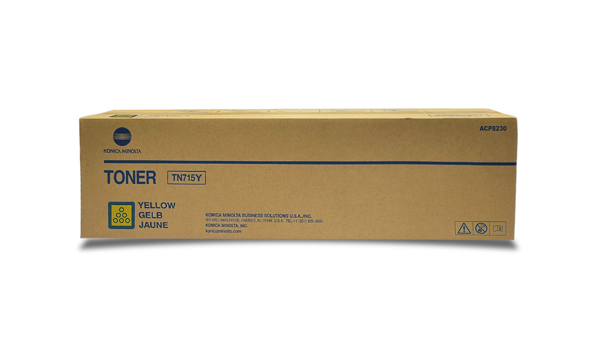 Konica Minolta TN715Y Toner - ACP8230 - Yellow - Original Konica Minolta Toner Cartridge