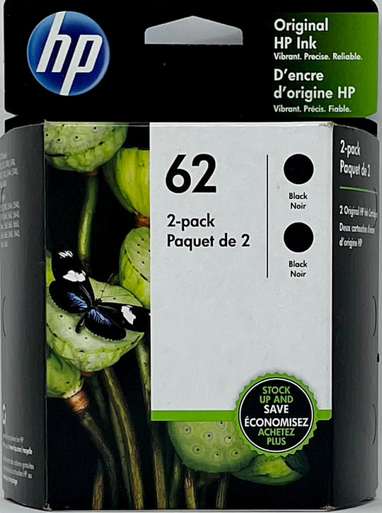 HP 62 Black Original Ink Cartridge (C2P04AN)