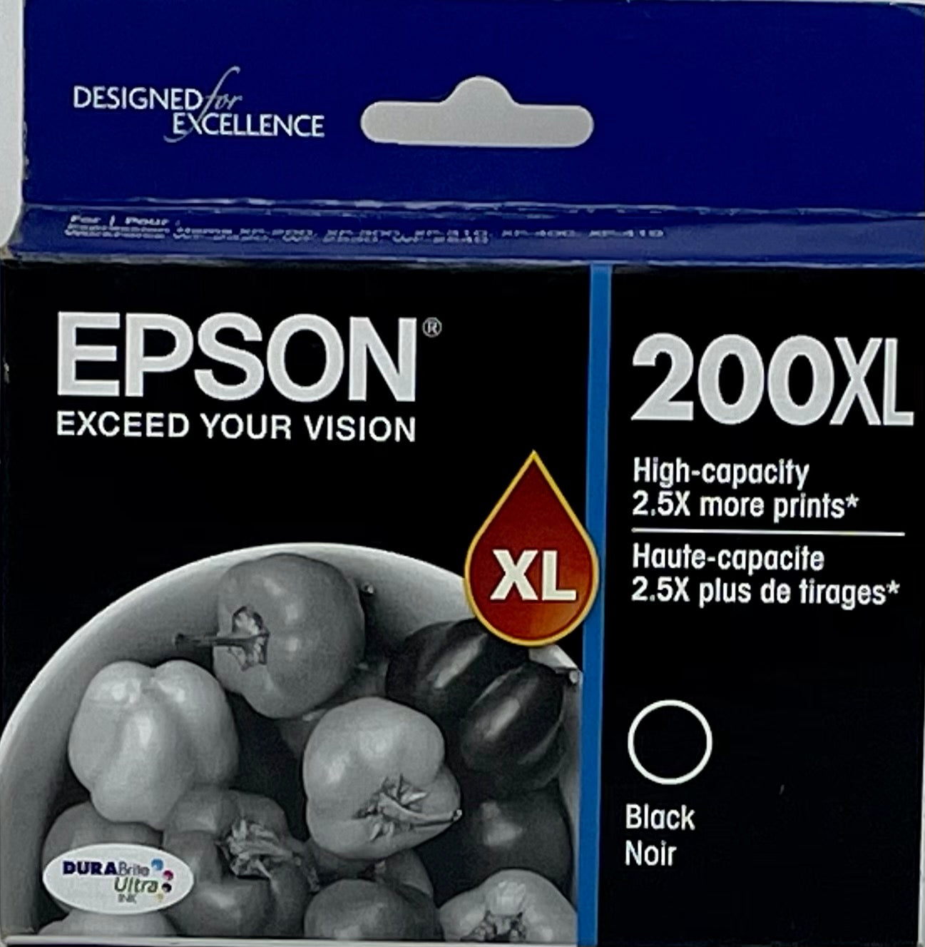 Genuine Epson 200XL Black Ink Cartridge, High Yield (T200XL120-S)