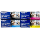 Brother TN-115BK TN-115C TN-115M TN-115Y High Yield Toner Set TN115BK TN115C TN115M TN115Y