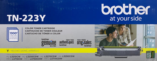 Genuine Brother TN-223 Standard Capacity - Yellow Toner Cartridge