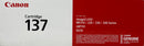 Genuine Canon 137 Black Toner Cartridge, Standard (9435B001AA)
