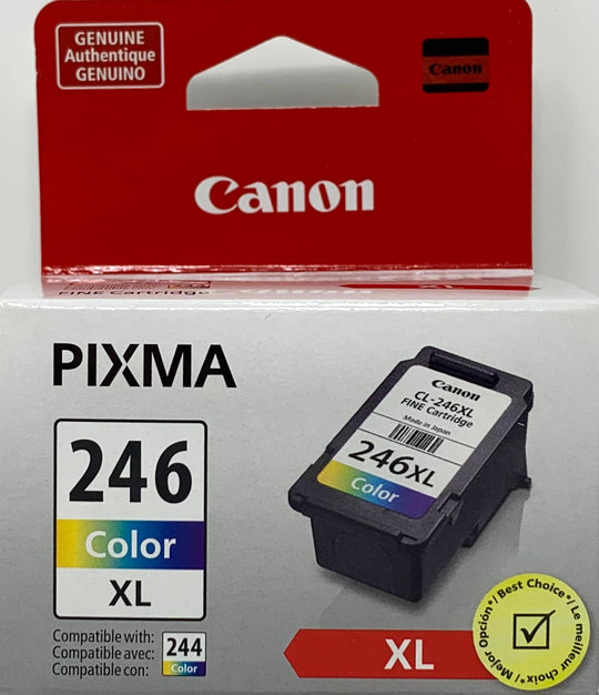 Genuine Canon CL 246XL Color Combination Ink Cartridge, High Yield (8280B001)