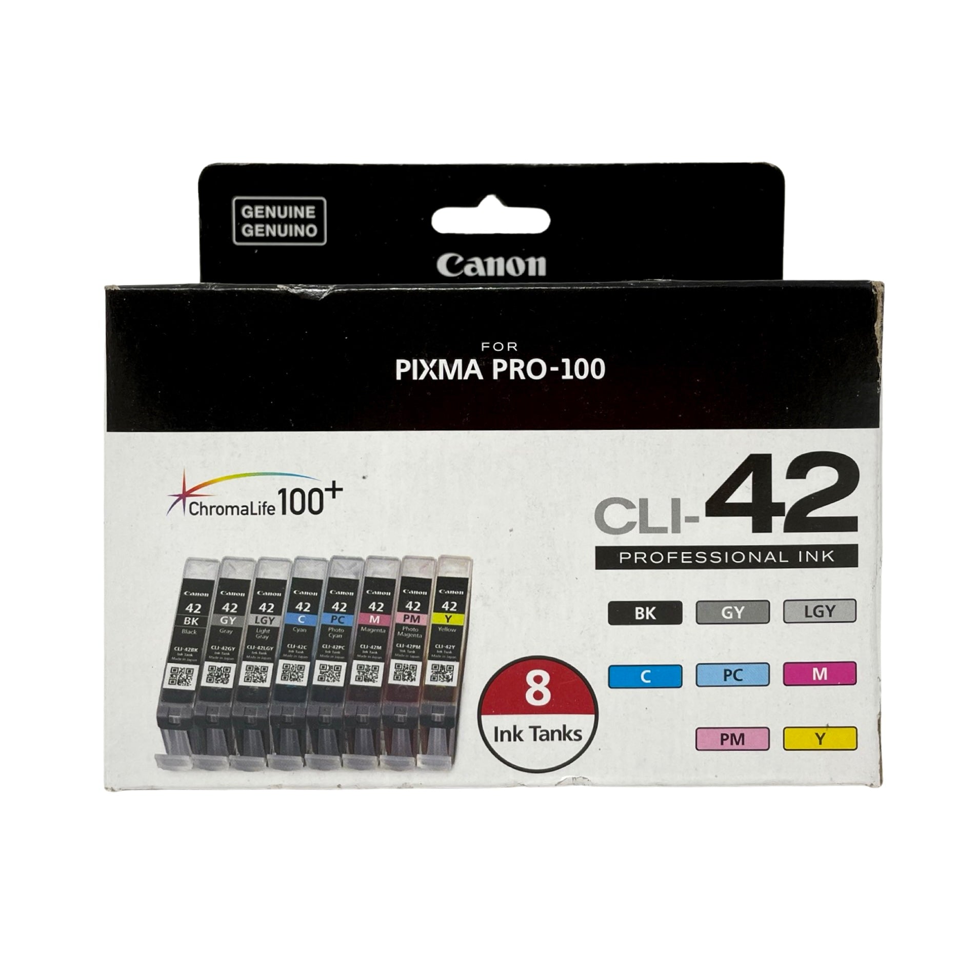 Genuine Canon CLI 42 Value Color Combination Ink Cartridges, 8/Pack (6384B007)