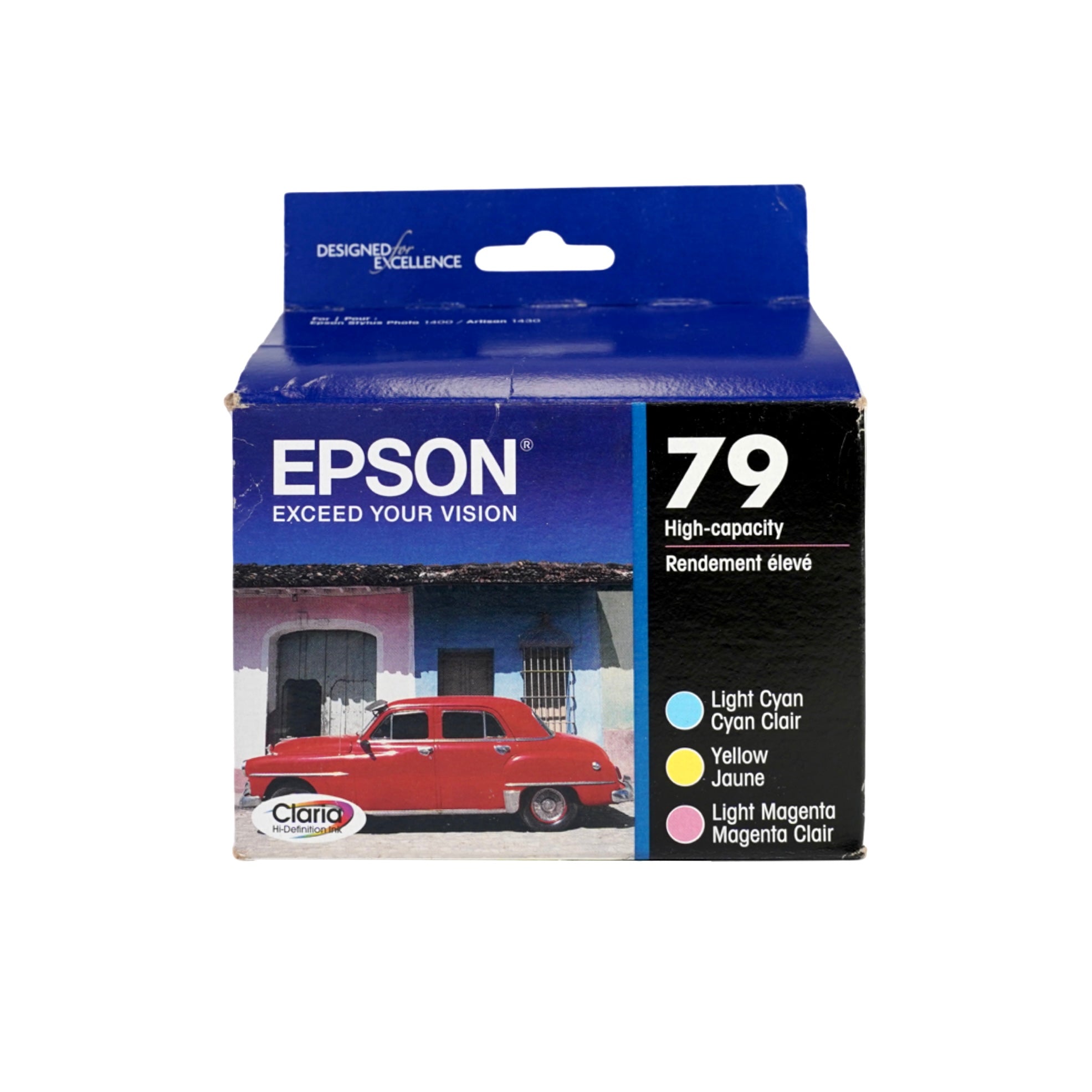 Genuine Epson 79 Color Combination Ink Cartridges, Standard Yield 3/Pack (T079921-S)