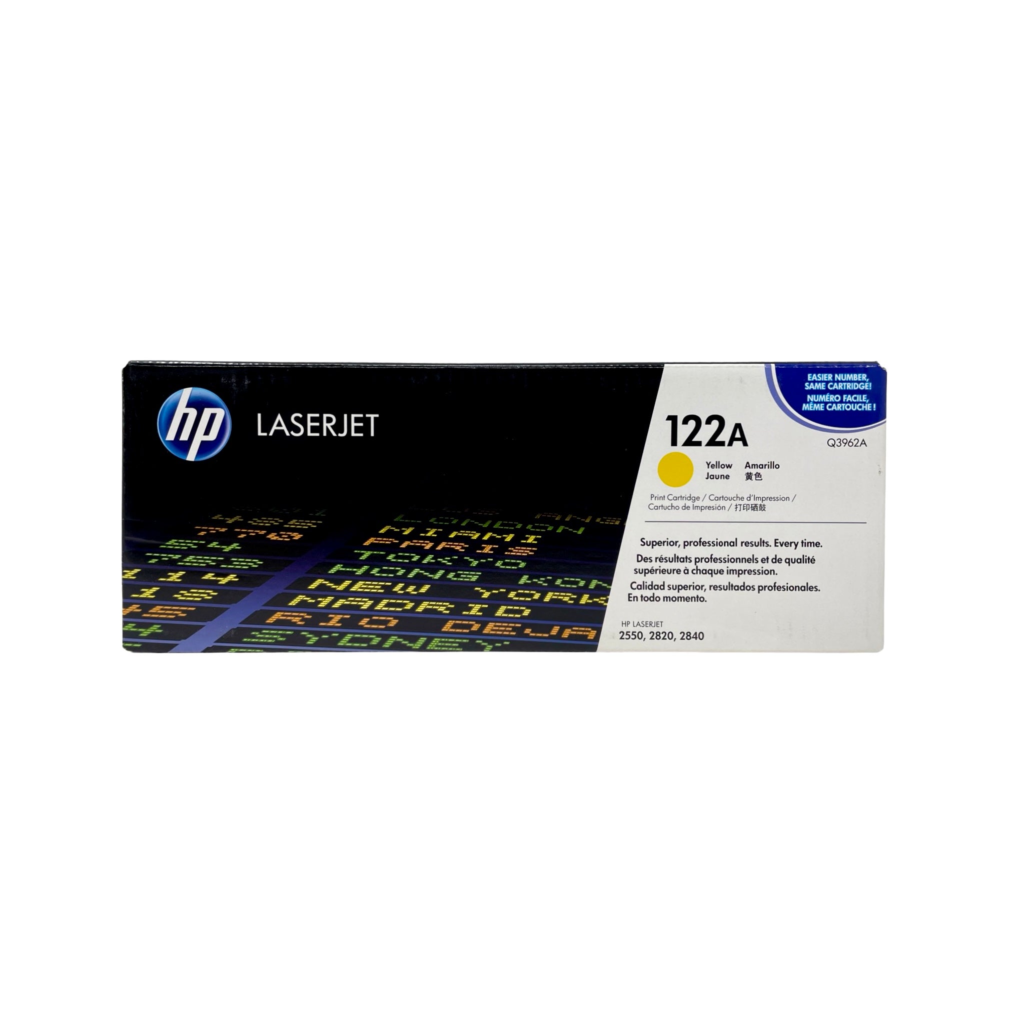 HP 122A Toner - Q3962A - Yellow - Original HP LaserJet Toner Cartridge