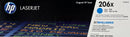 Genuine HP 206X Cyan Toner Cartridge (W2111X)