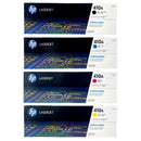 HP 410A Toner 4 pack - CF410A CF411A CF412A CF413A - Black Cyan Magenta Yellow - Original HP LaserJet Toner Cartridges