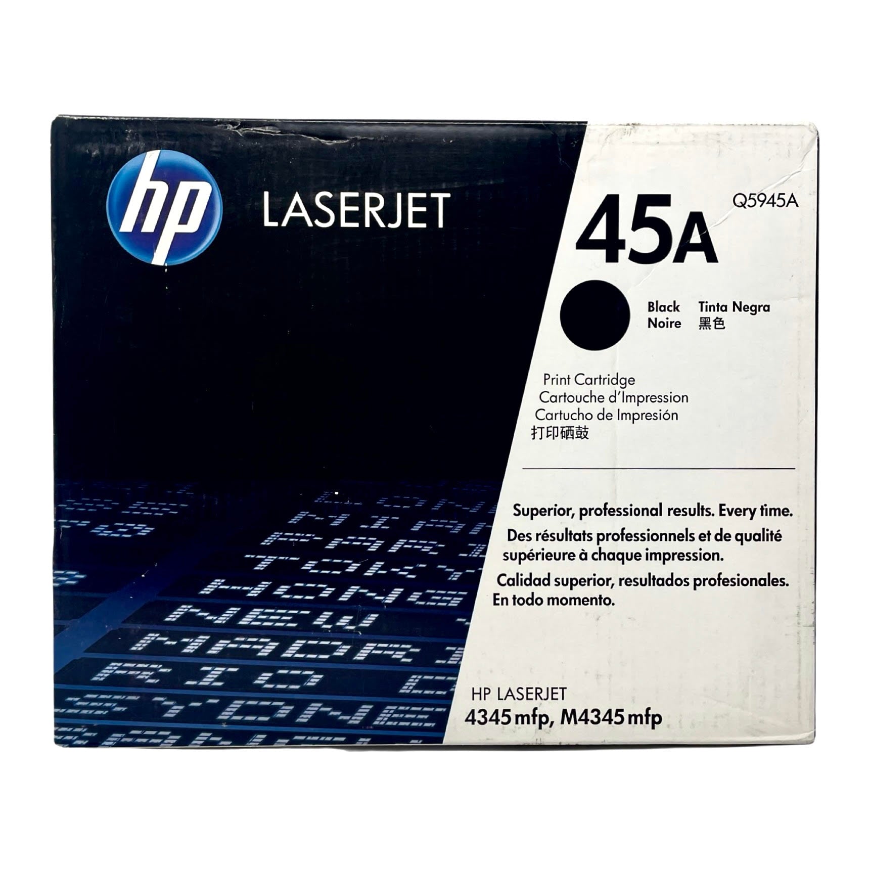 Genuine HP 45A Q5945A Black LaserJet Toner Cartridge