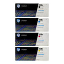 HP 508X High Yield Toner 4 Pack - CF360X CF361X CF362X CF363X - Black Cyan Magenta Yellow - Orginal HP LaserJet Toner Cartridges