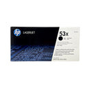 Genuine HP 53X Q7553X Black High-Yield LaserJet Toner Cartridge