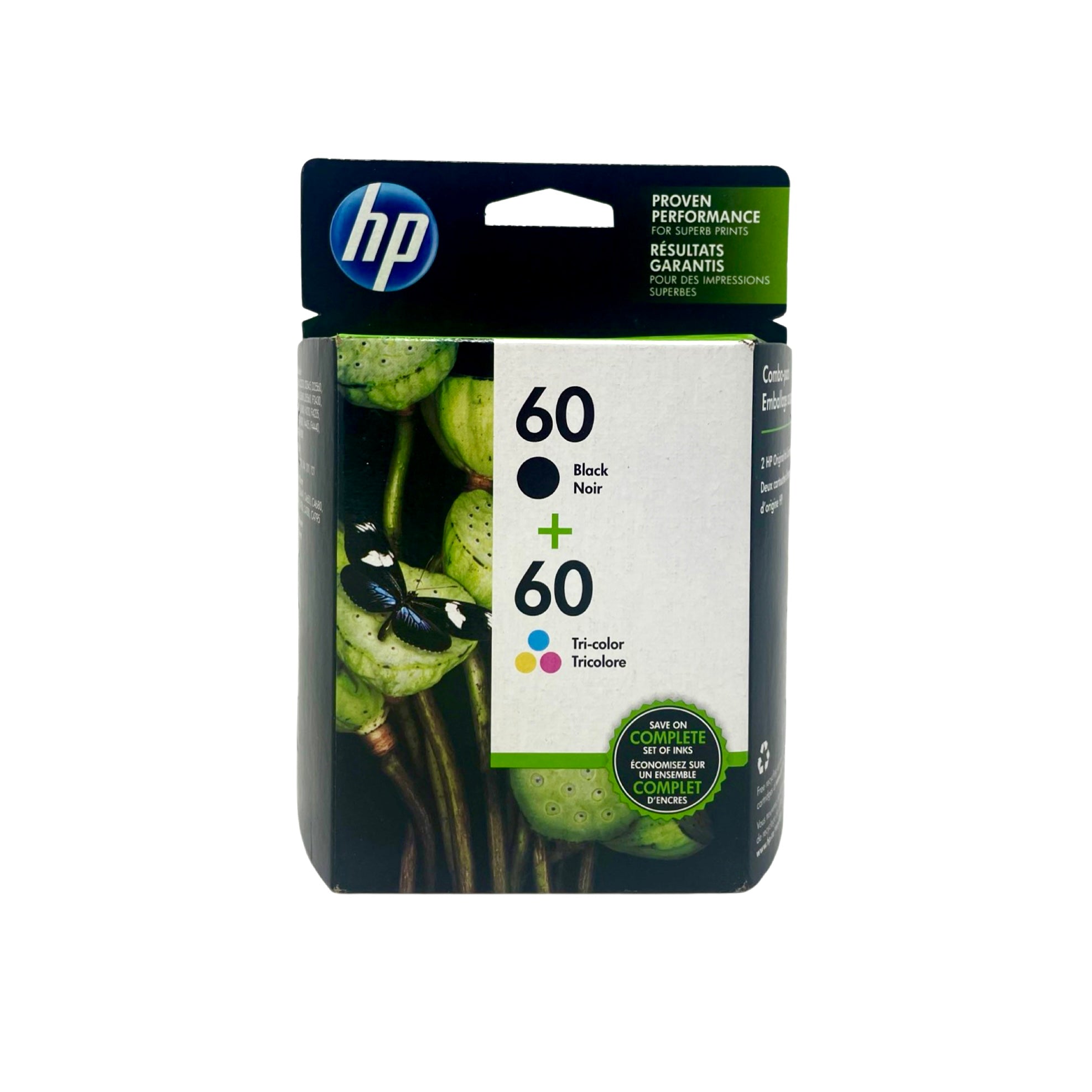 Genuine HP 60 Black and Tri-color Ink Cartridge