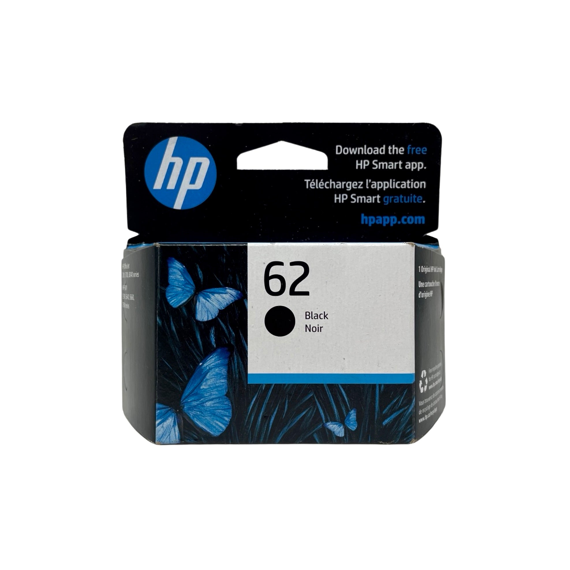 Genuine HP 62 Black Ink Cartridge (C2P04AN