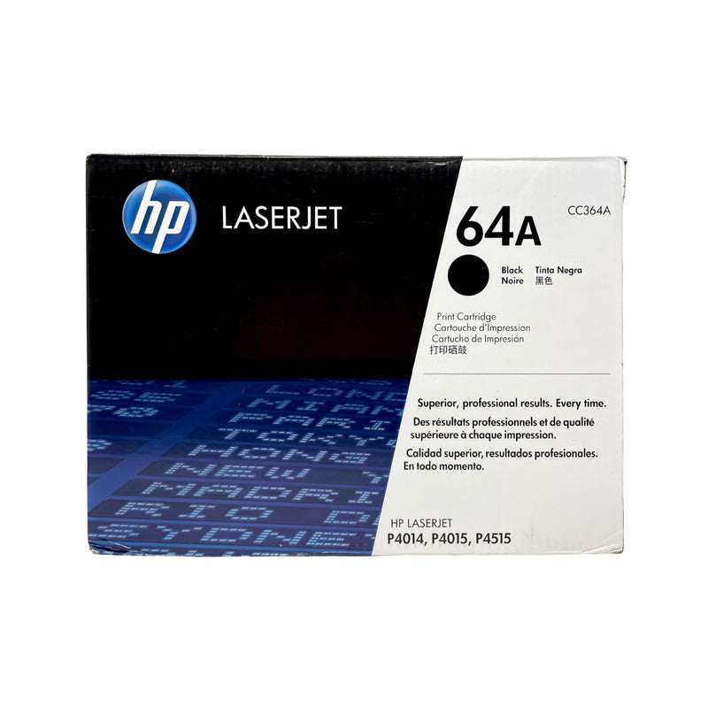 HP 64A Toner - CC364A - Black - Original HP LaserJet Toner Cartridge