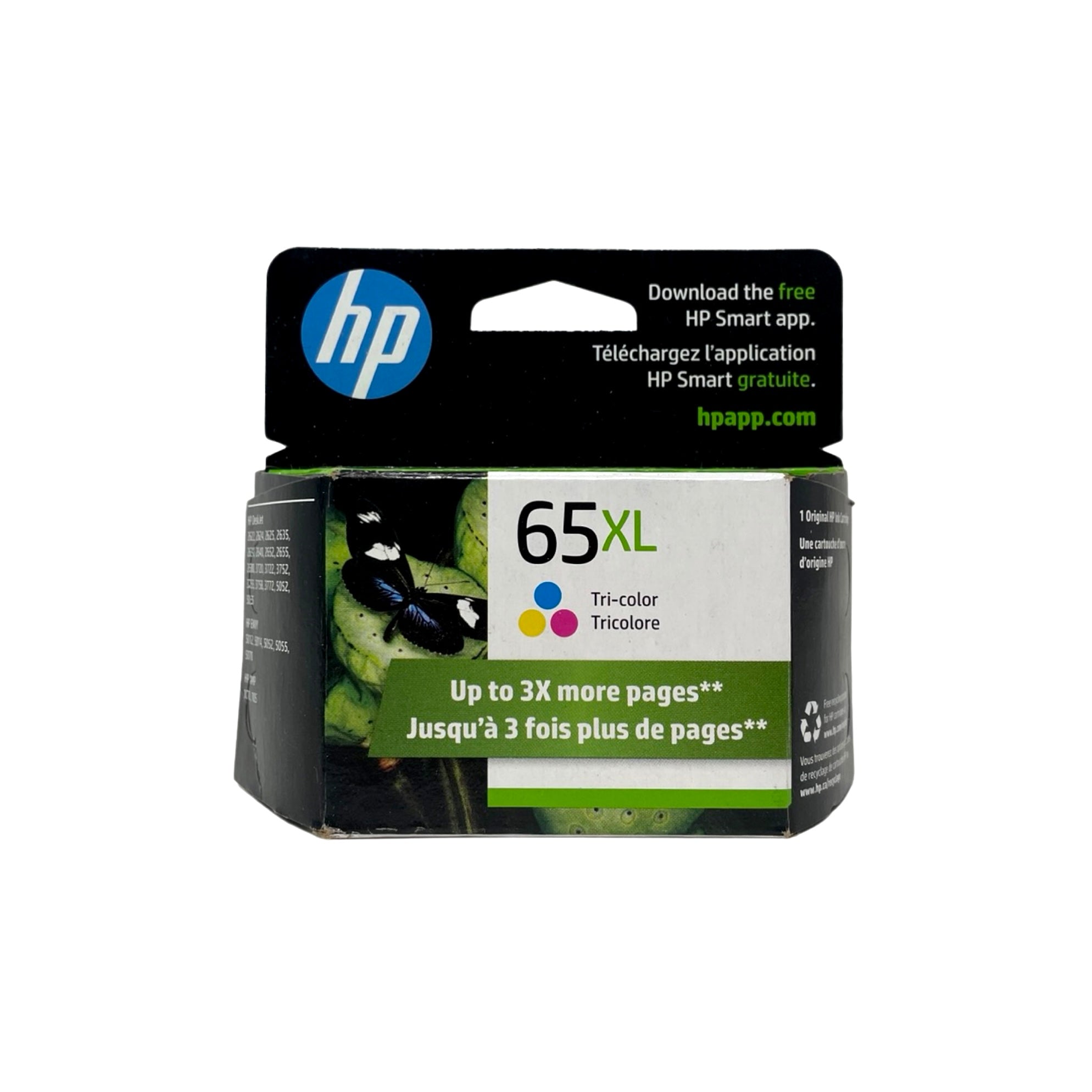 HP 65XL Ink  - Color - Original HP Ink Cartridge - High Yield (N9K03AN